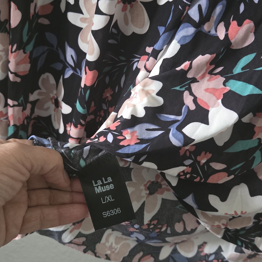La La Muse Floral A-Line Midi Skirt – XL – NWT - Picture 4 of 6